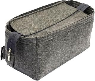 Zipper Top Style Bag and Purse Organizer Compatible for the Designer Bag Tote 32 With Horse And Carriage Dot Print