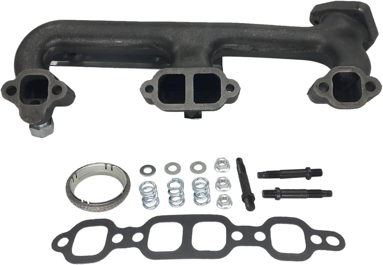 Exhaust Manifold Pair Left & Right Side Compatible With Chevrolet C1500 C2500 C3500 K1500 K2500 K3500 1988-1995 Compatible With GMC C1500 C2500 C3500 K1500 K2500 K3500 1988-1995 674-156 674-157