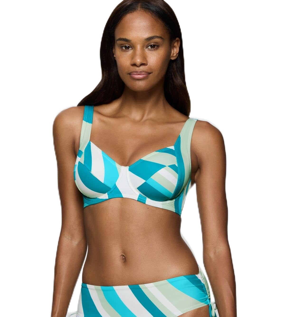 Triumph Women's Summer Mix & Match W 01 Pt Bikini top, Blue-Light Combination, 40