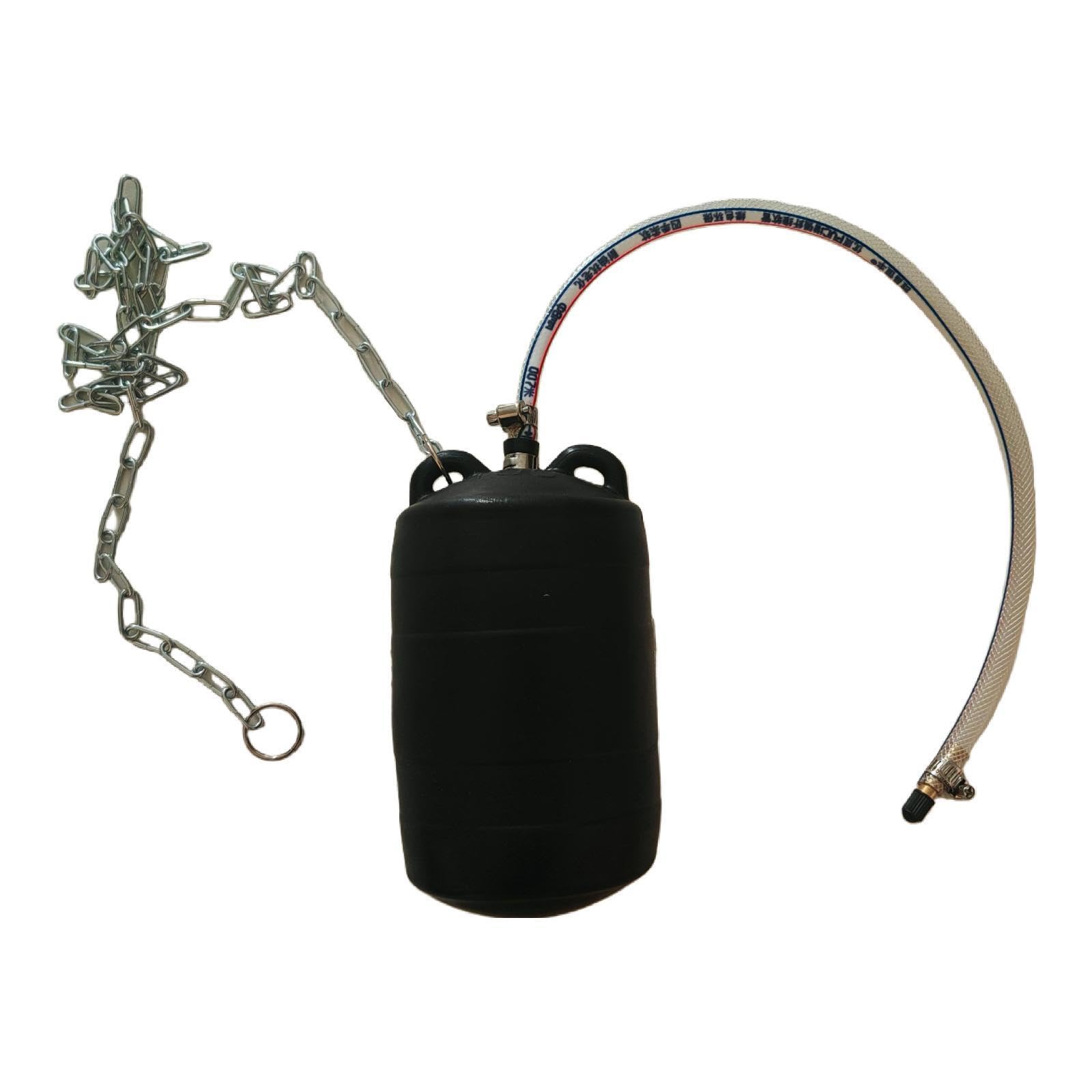F Fityle Bouchon Gonflable en Caoutchouc pour Tuyauterie, Obturateur Étanche, Kit de Test de Fuites pour Canalisations et Égouts, Outil de Réparation pour Plombiers, Dn100mm Dn110mm