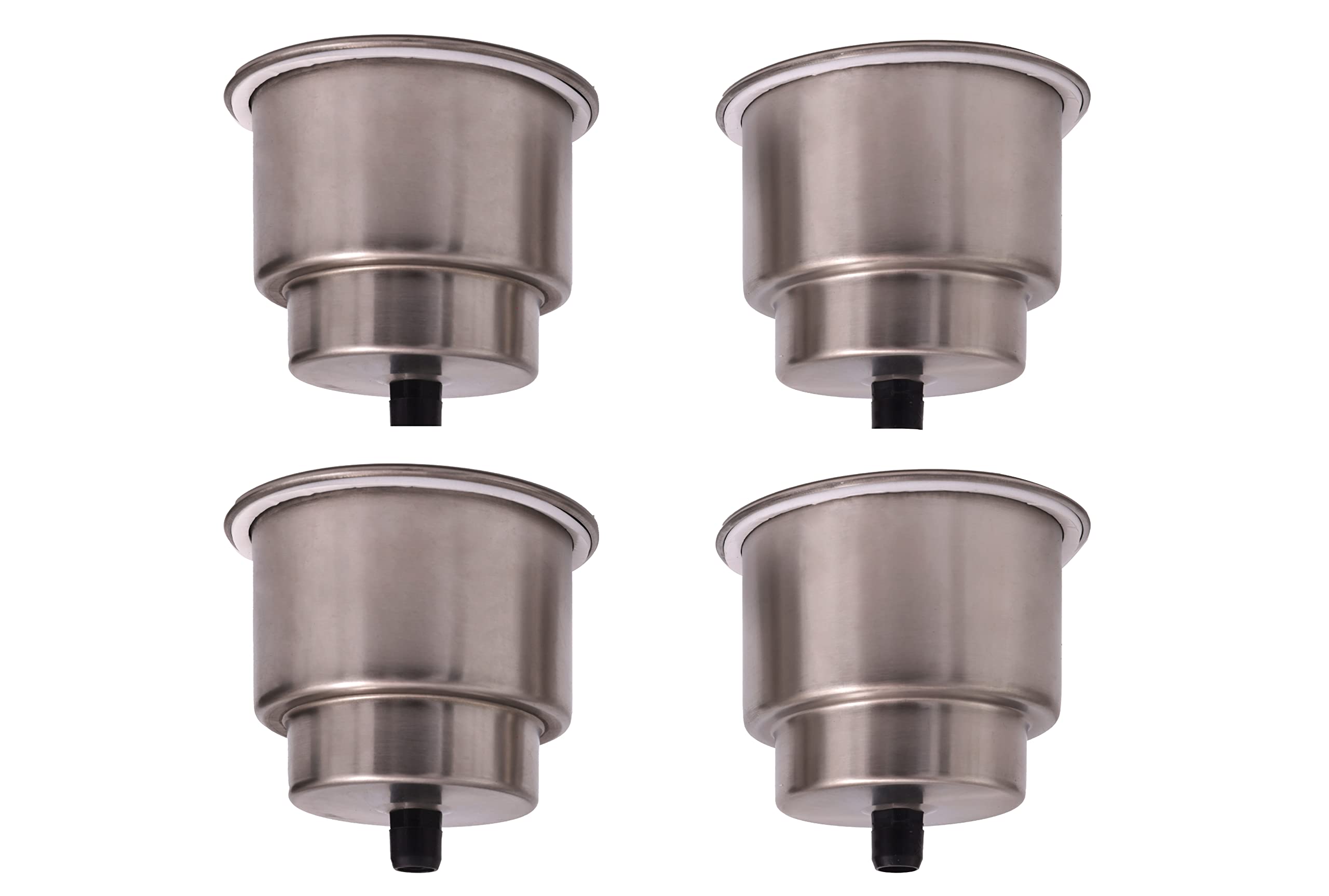 Portabicchieri In Acciaio Inox Universale - Per Barca, Auto, Camper, Con Viti Incluse - Foto 6