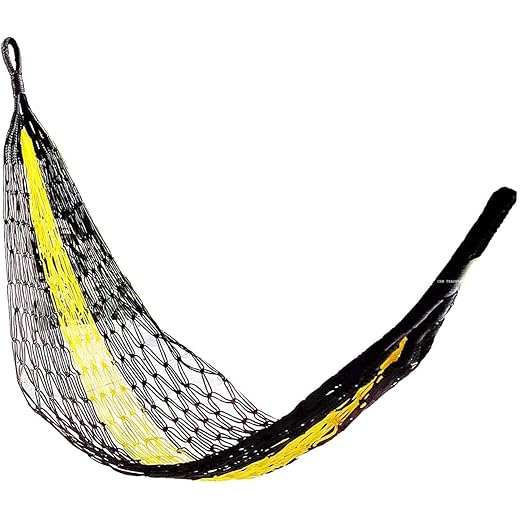 Handcrafted Nylon Rope Swing Hammock