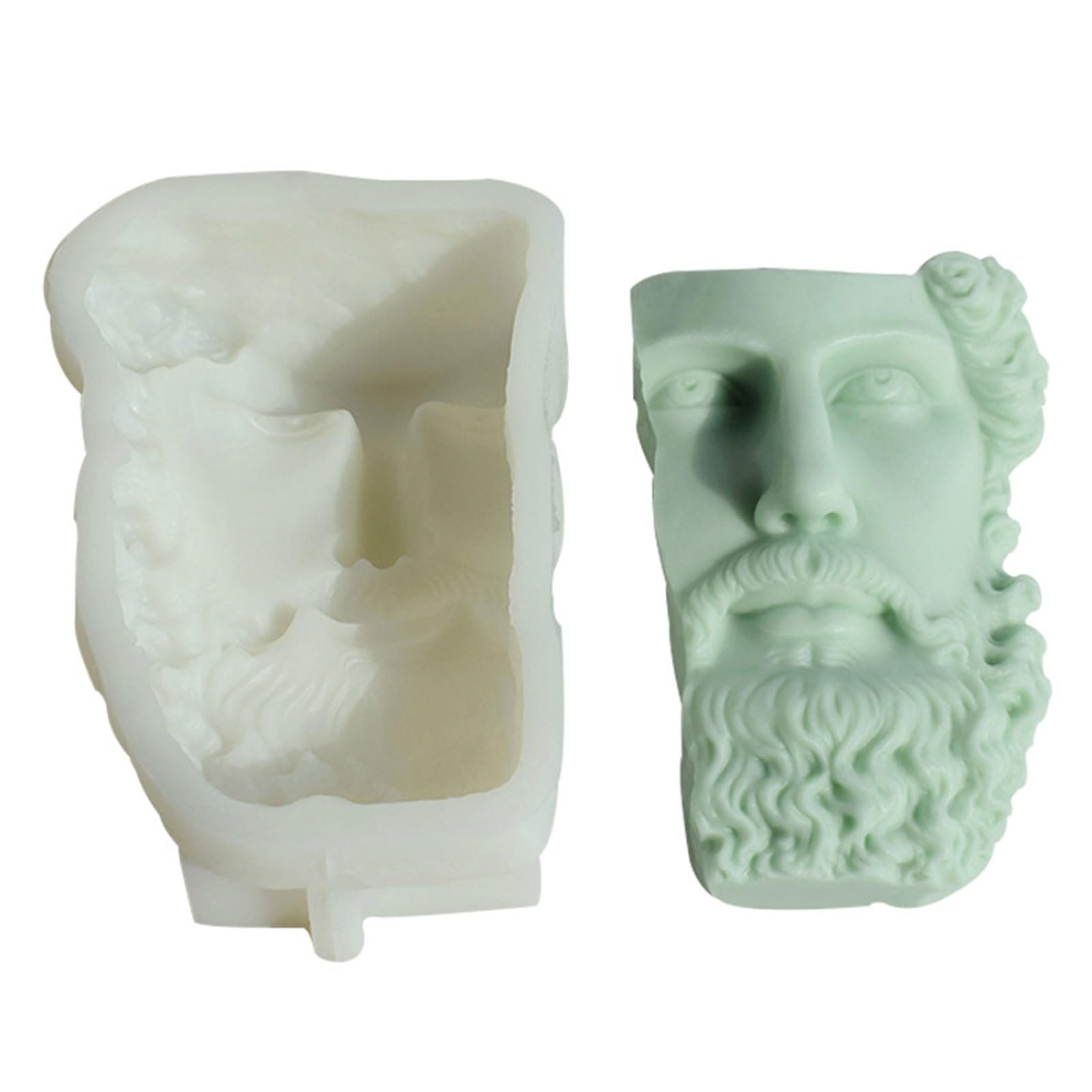 Tsophreniq Statue Silicone Mold, Resin Casting Silicone Molds for Making Soap Plaster Ornemant Resin Craft Statue Mold