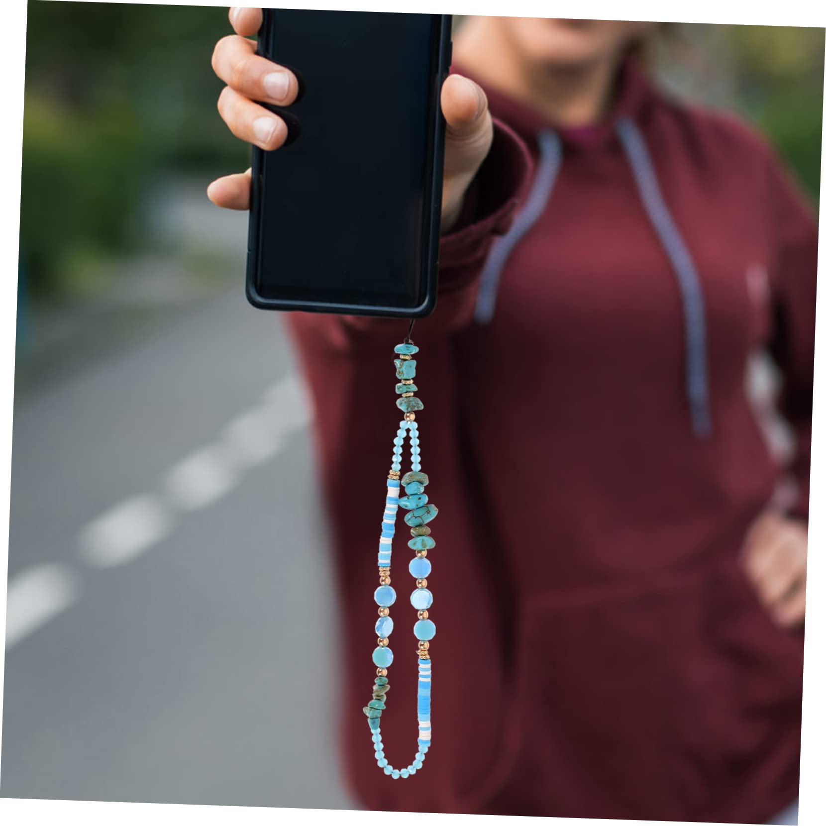 UKCOCO 20piezas Cuerda Colgante Para Teléfono Abalorios Correa Decorativa Para Móviles Lanyard Multifuncional Para Smartphone