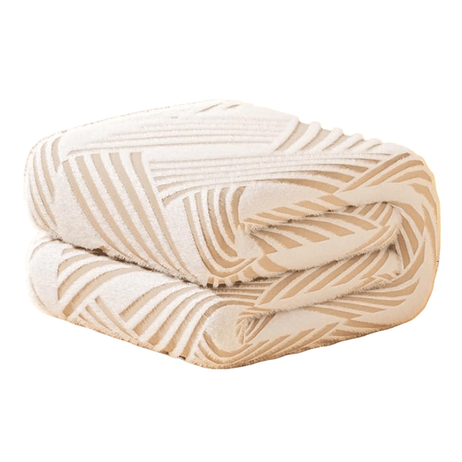 PEKJI Cotton Heated Throw with 9 Heat Settings Modern Cozy Electric Blankets Warm Heating Blanket Throw Up to 12 Hours Timer