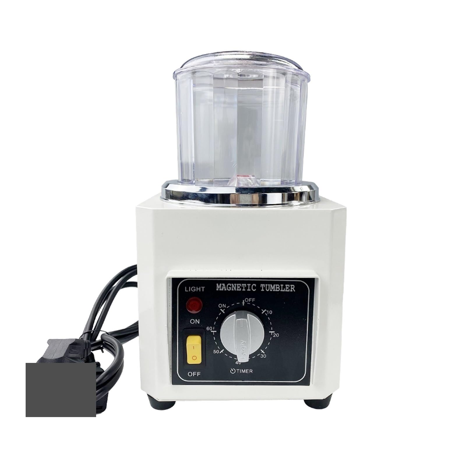 Pulidor de joyas, Máquina de pulido magnético KT-90 vaso AC Mini pulidor joyería Diy herramienta limpieza acabado