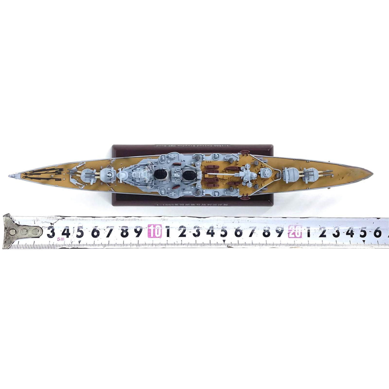 TECKEEN 1: Skala 1000 Wielka Brytania HMS Hood Battlecruiser stop model okrętu wojennego model wojskowy odlew ciśnieniowy model statku do kolekcji