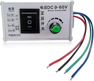 DC Motor Speed Controller, DC 9V - 60V Motor Pulse Width Modulator Regulator 20A 1000W Motor Variable Speed Controller, CW/CCW Switch Integration