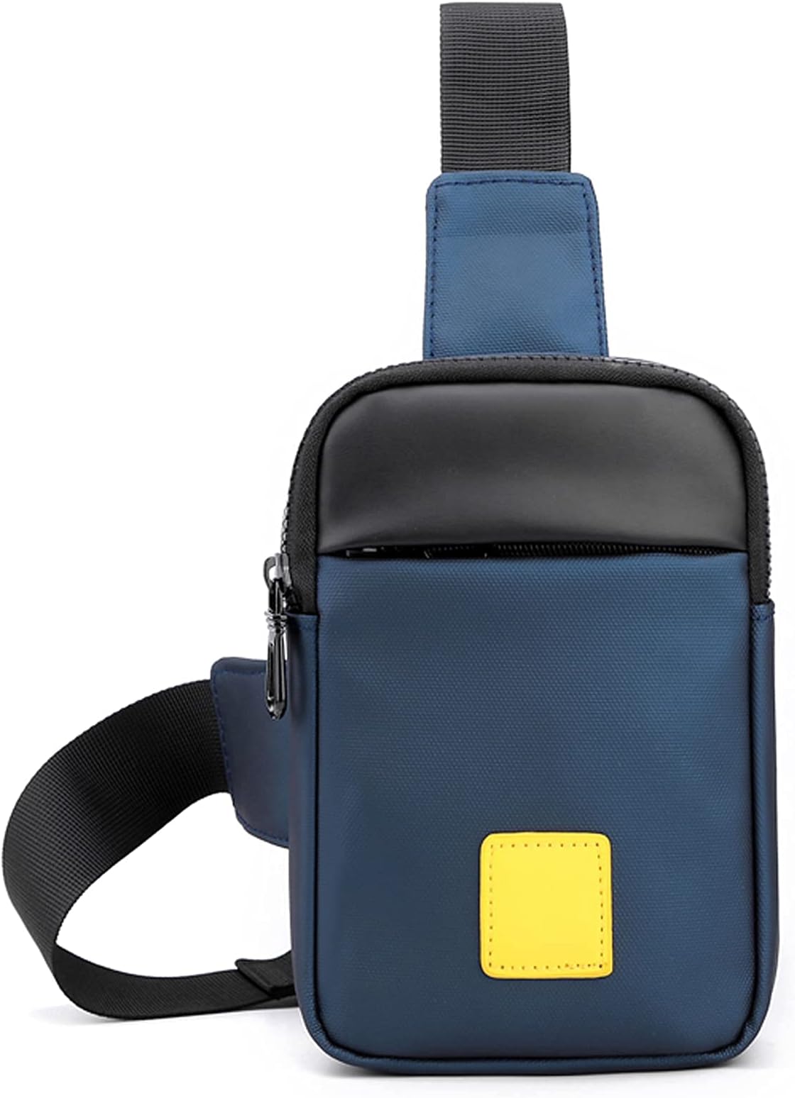 MAKINGTECSling Bag for Men, Waterproof Lightweight Single Shoulder Small Backpack Chest Bag Messenger Bag Suitable for Casual Outdoor Travel Running Cycling (Blue)