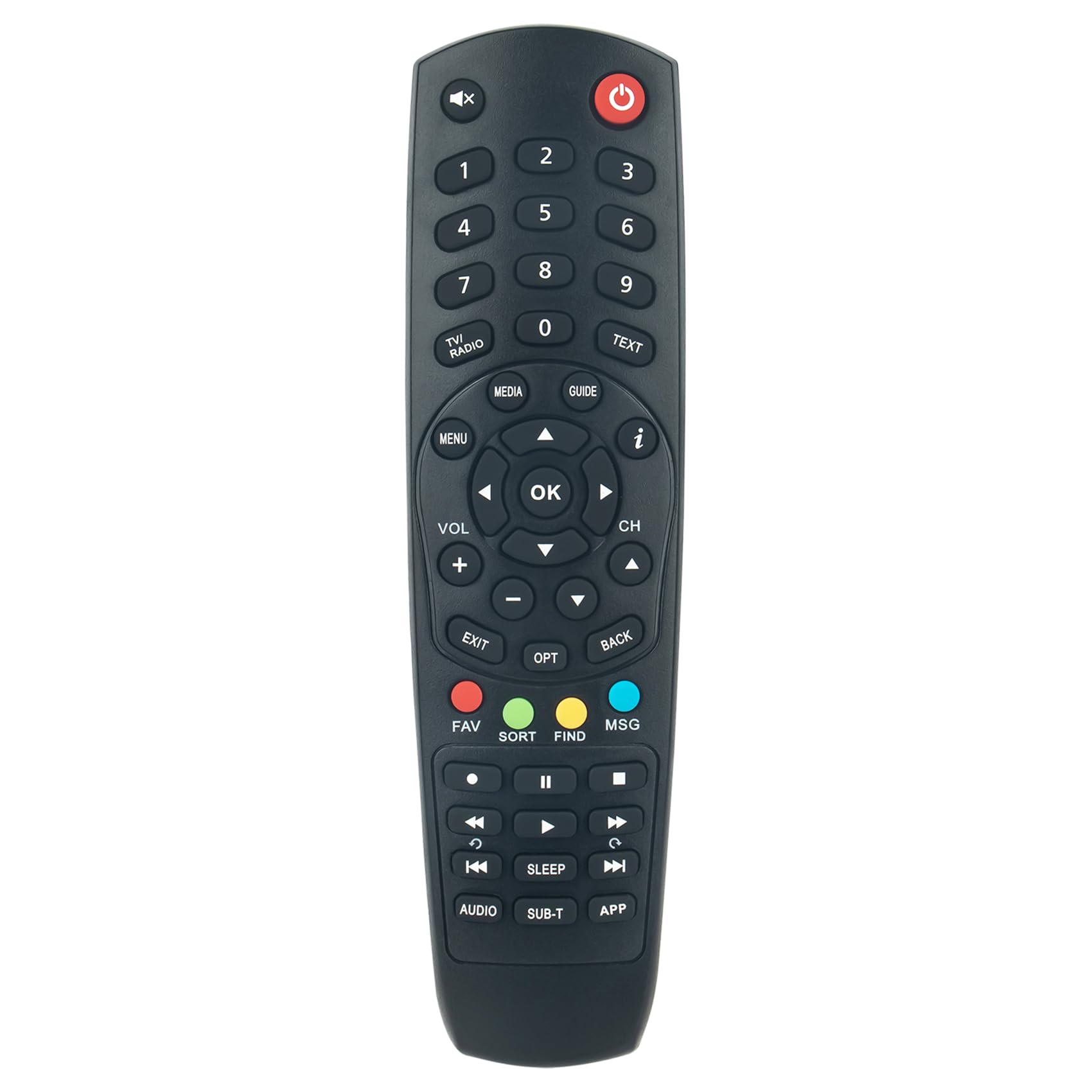 AULCMEETReplacement Remote Control for TELOK DIGILINE Digi KAON KCF-SA700PCO KSC-SA271IR TELMFY4303 NA1000HD NA1170HD NA1600HD KSF-SA700PIR KSC-660CX KCF-SA700PCO NA1600HD NA111400HD HD Na1410hd