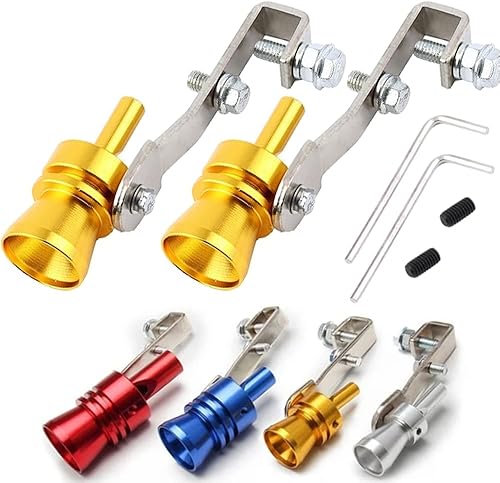 Tubo de escape de gran tamaño para automóviles y motocicletas, silbato de sonido turbo para automóvil, amplificador de sonido de escape de