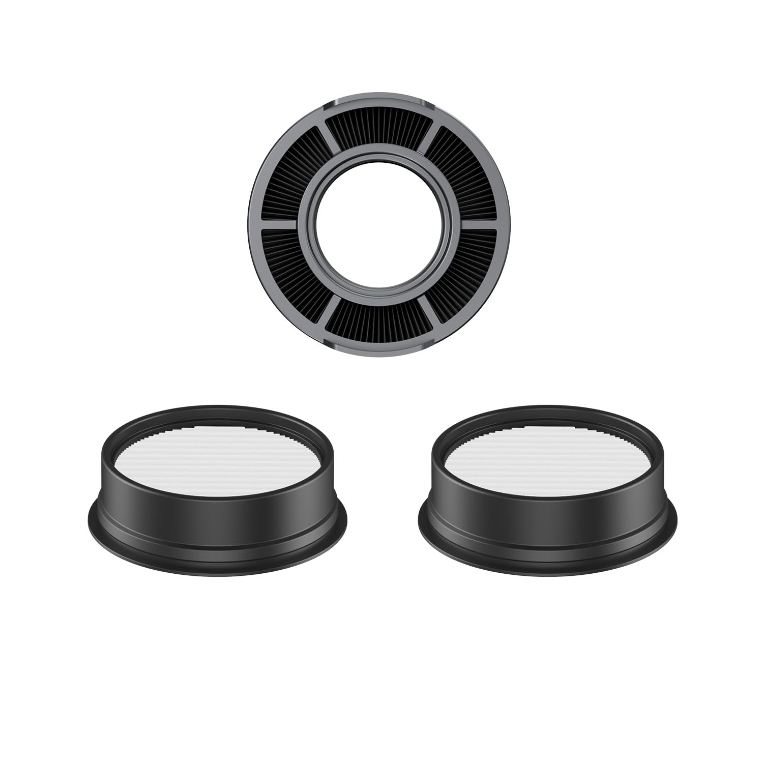 1*Air Outlet Filter Hepa and 2*Air Inlet Filter Hepa for VC2 Cordless Vacuum Cleaner