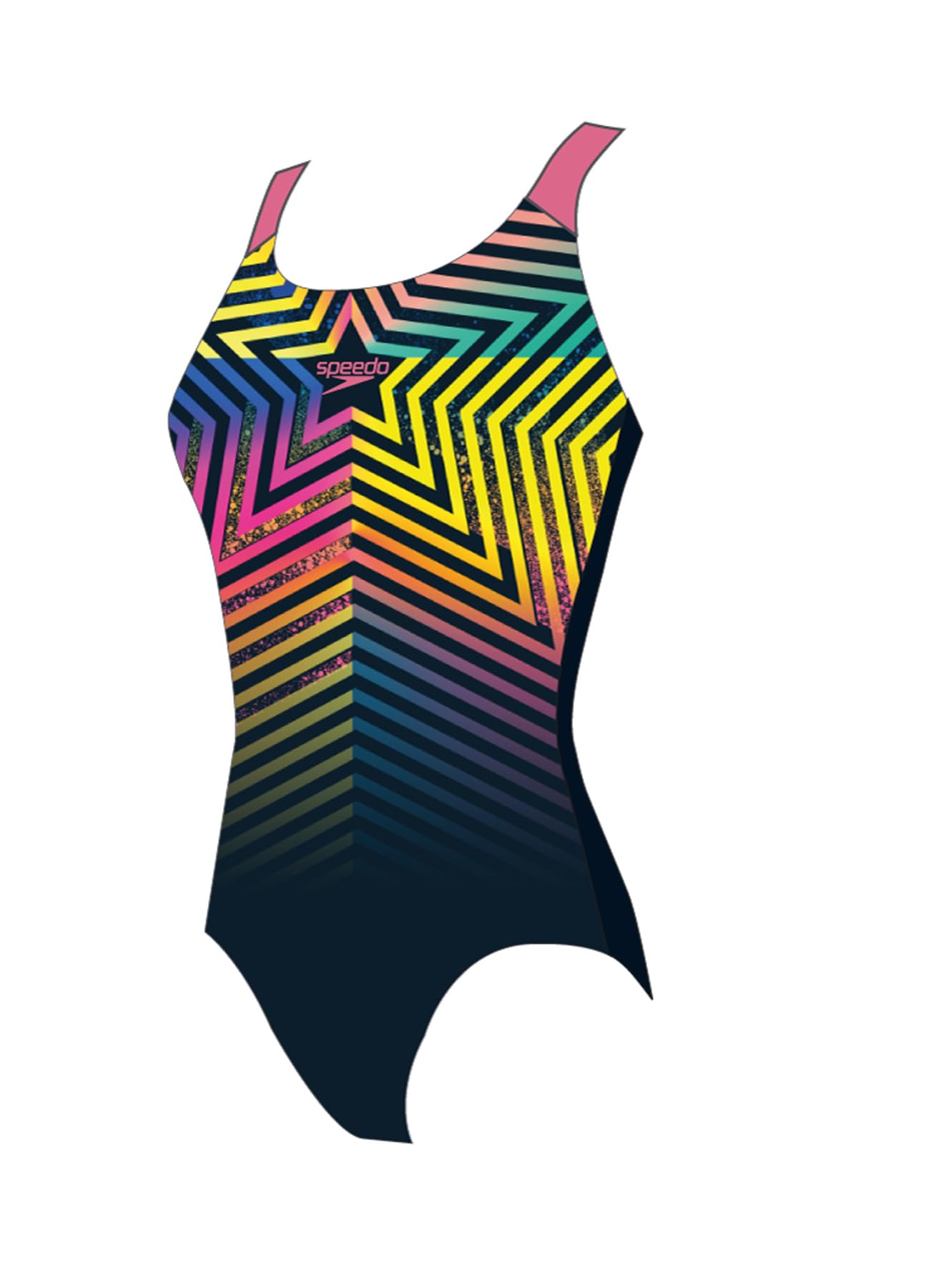 Speedo Digital Placement Splashback Maillot de bain Fille