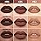 evpct 3Pcs Chocolate Nude Brown True Nude Matte Lip Liner & Liquid Lipstick Stain Makeup Set for Women, Lip Liner Stain Long Lasting Waterproof Smudge Proof, Cruelty Free Lip Makeup 24 hours originale