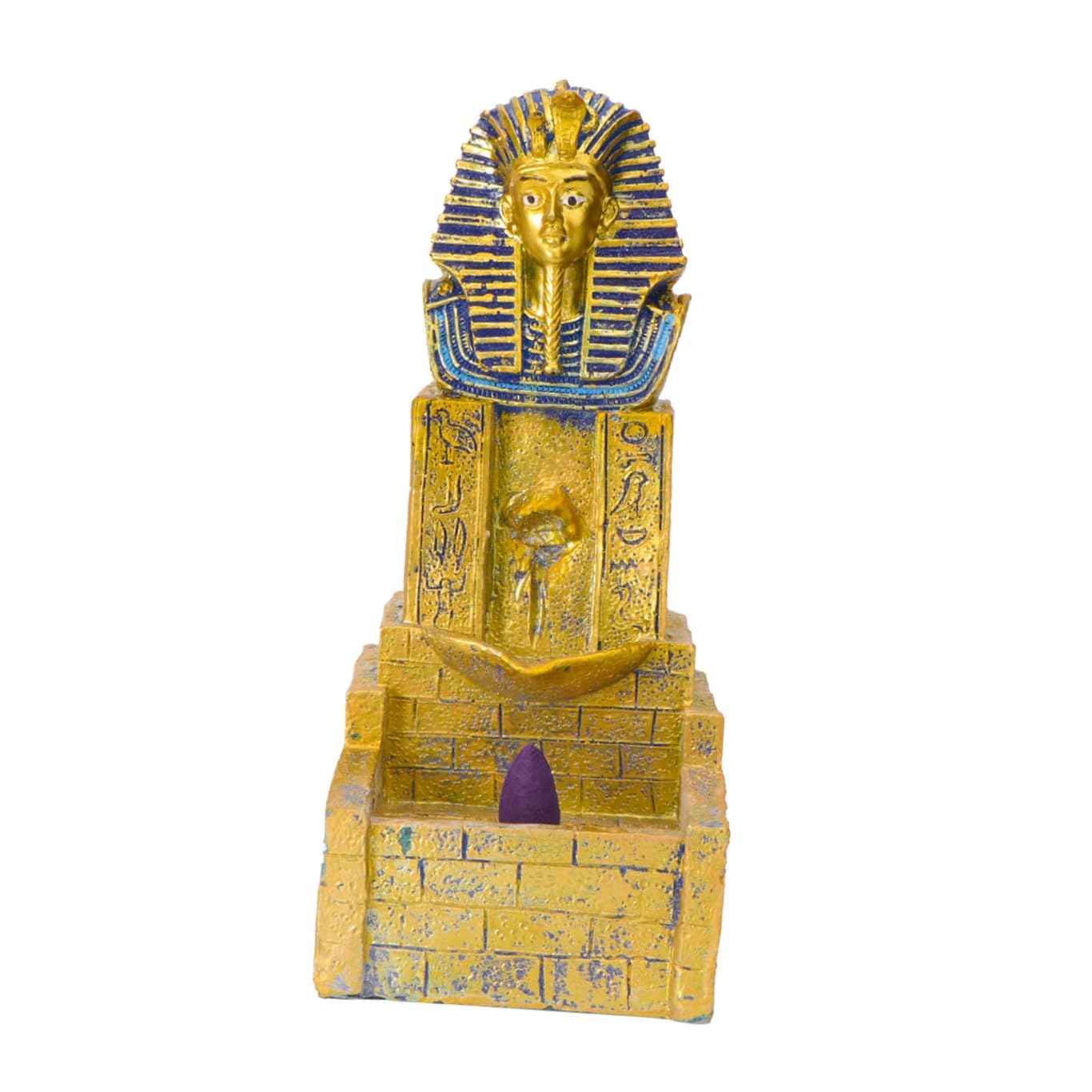 Brûleur à résine égyptien et encensoir à refoulement, statue d'aromathérapie salon décor artisanal