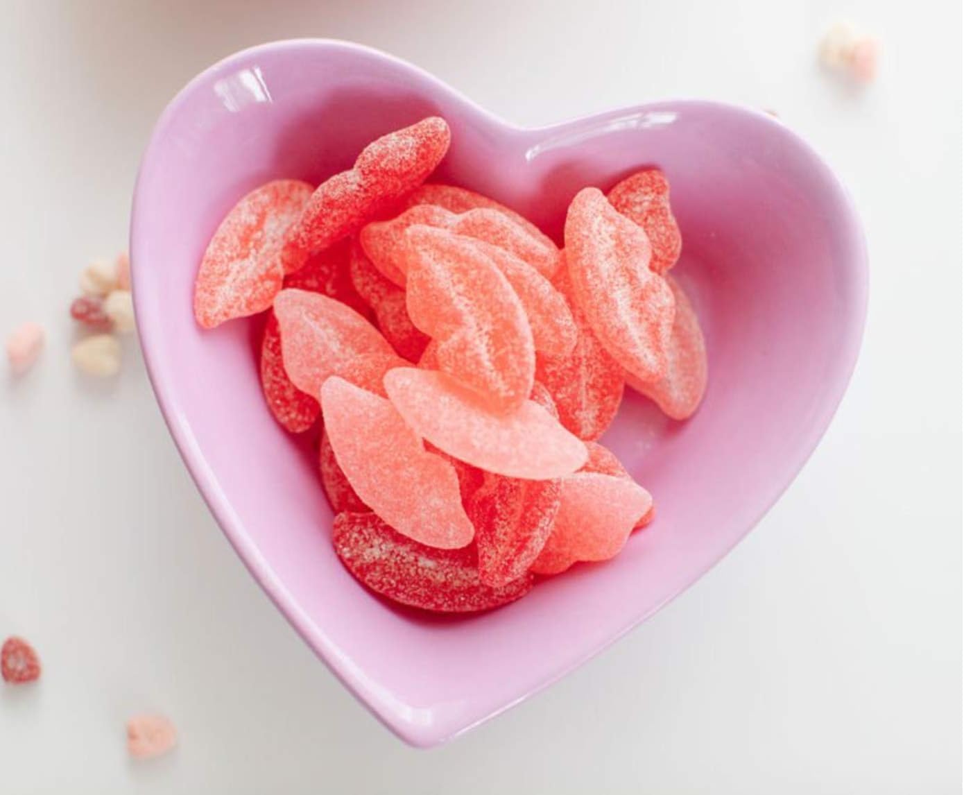 2LB Nuts to You Sour Pucker-Up Gummy Lips Candies| Lip Smackingly Sourly Delicious | Sweet & Sour Soft Candy in Resealable Bag for Kids and Adults Candy