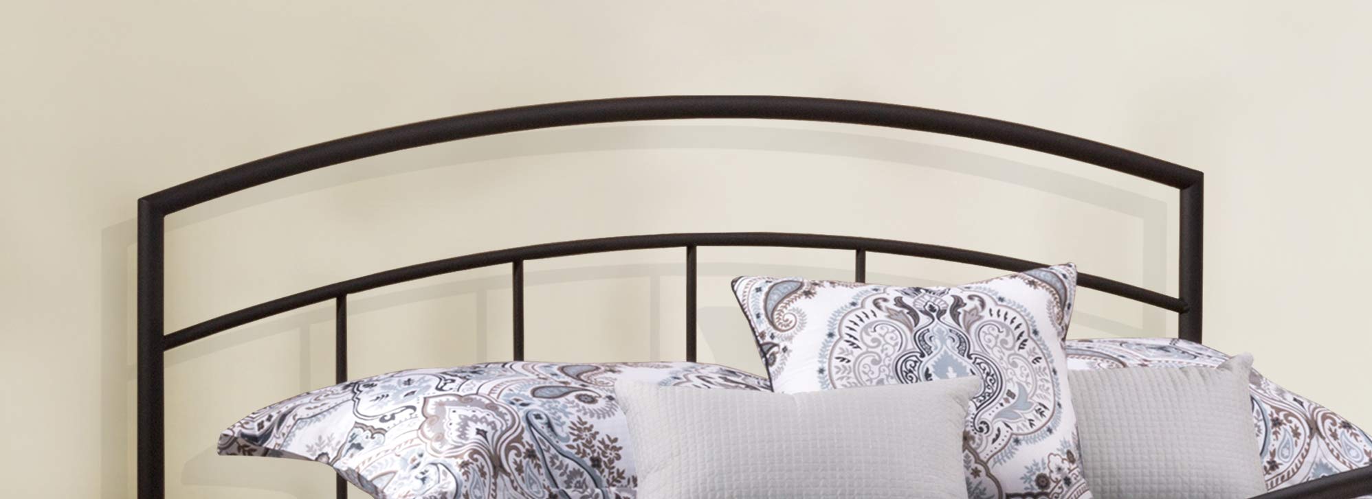 Hillsdale Furniture Hillsdale Julien Without Bed Frame Full/Queen Headboard, Textured Black