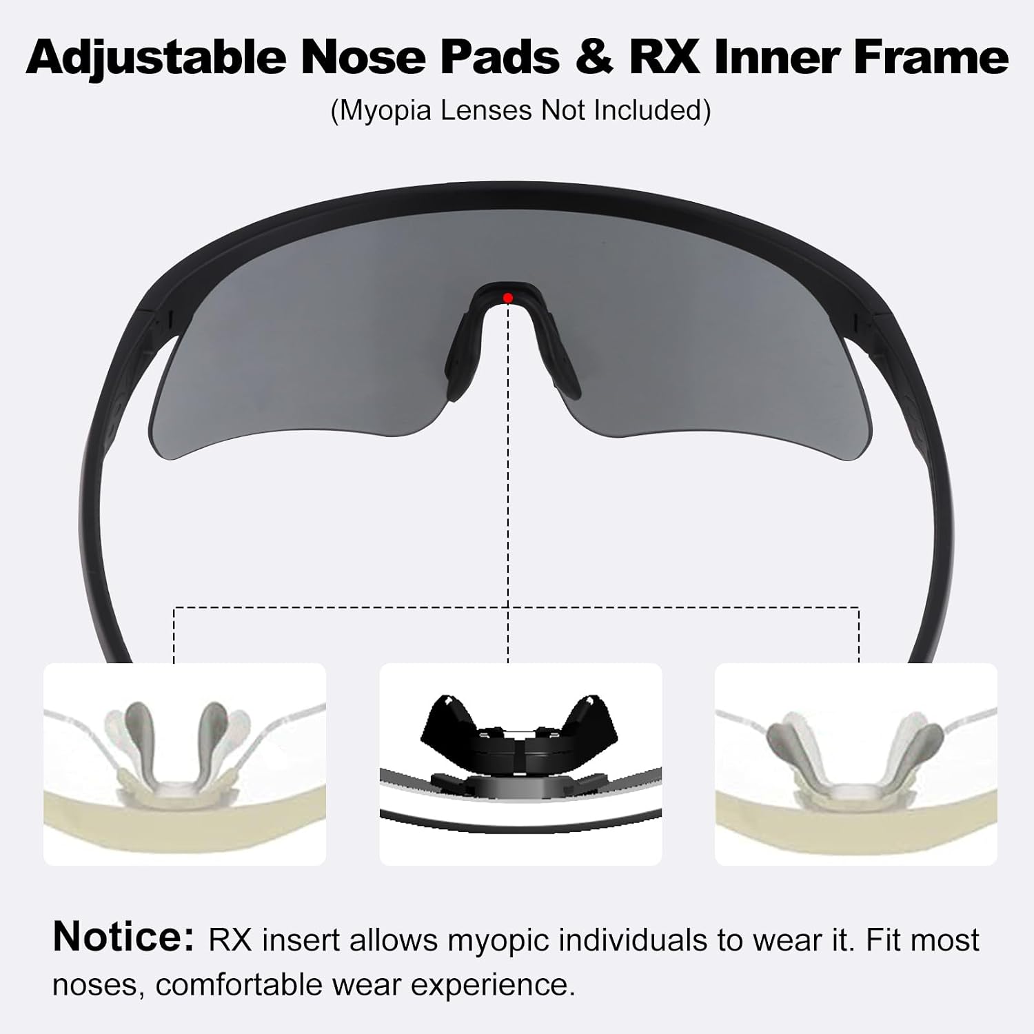 Shooting Glasses, Tactical Eyewear with 3 Lens & Adjustable Lanyard, Hard Case, UV400 Protective Airsoft Goggle