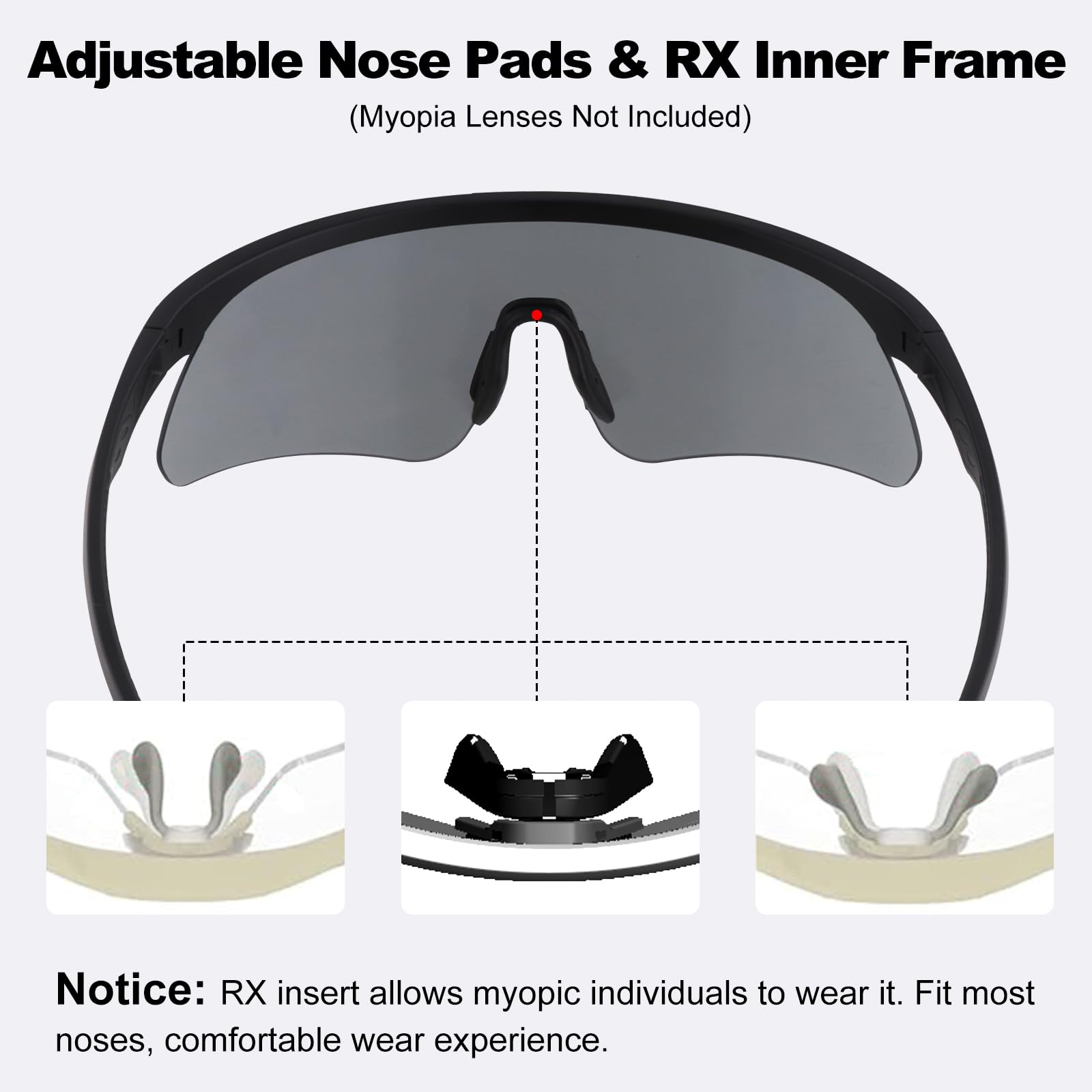 Lunettes de protection tactiques UV400, lunettes de tir ANSI Z87.1 avec 3 verres, monture TR90, lunettes de protection pour airsoft