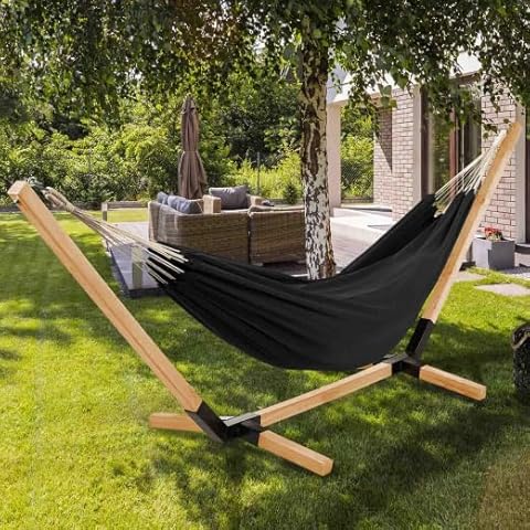 Hamac IDMarket Tahiti avec Support Cover