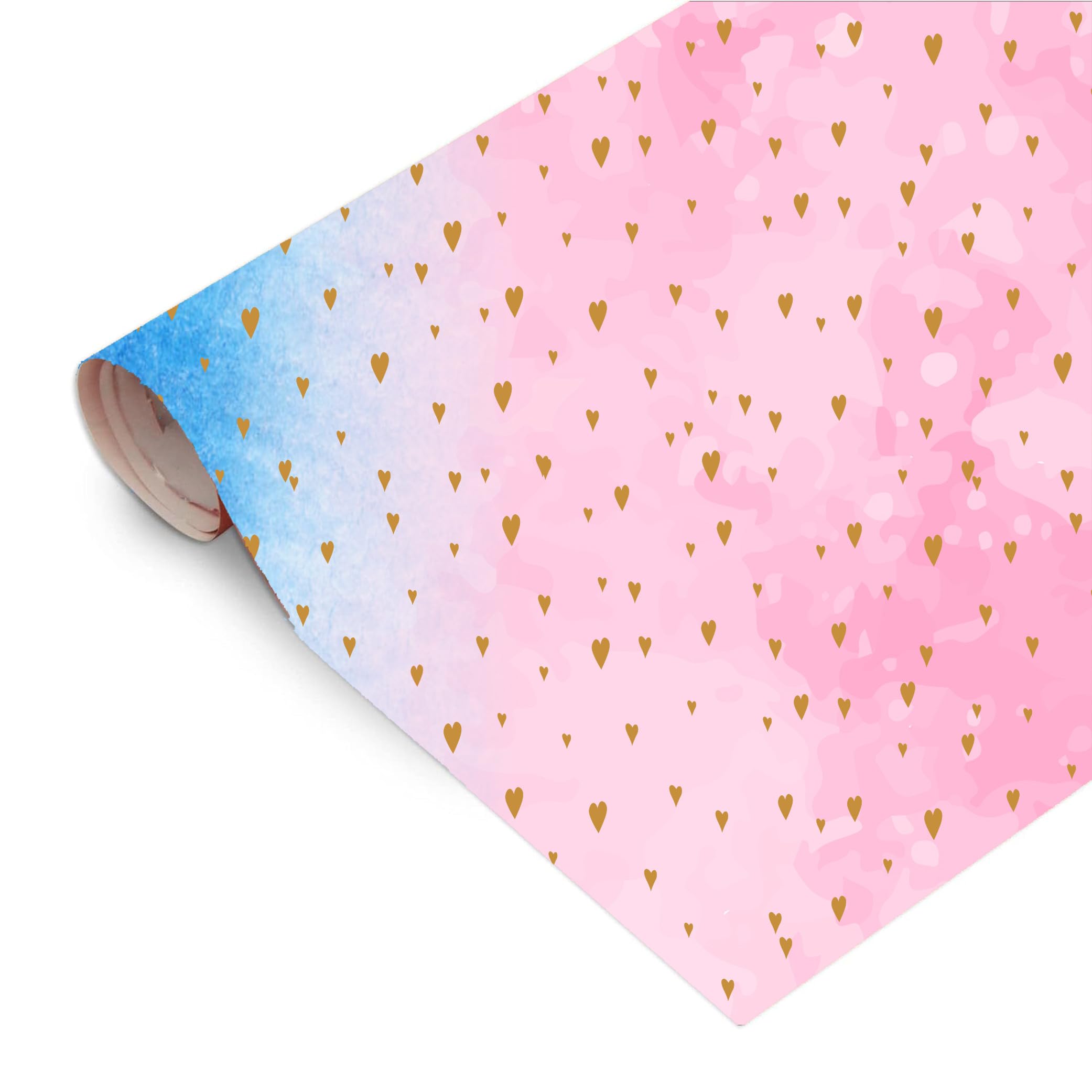 AccuPrints Gift Wrapping Paper Sheet - Gift Paper - Gift Wrap Roll - Gift Papers Sheets - Gift Cover Rapping Paper -Premium Design Paper Sheet For Gift Packing, Mix, Pack Of 6, Flower, Pink Heart-image-26
