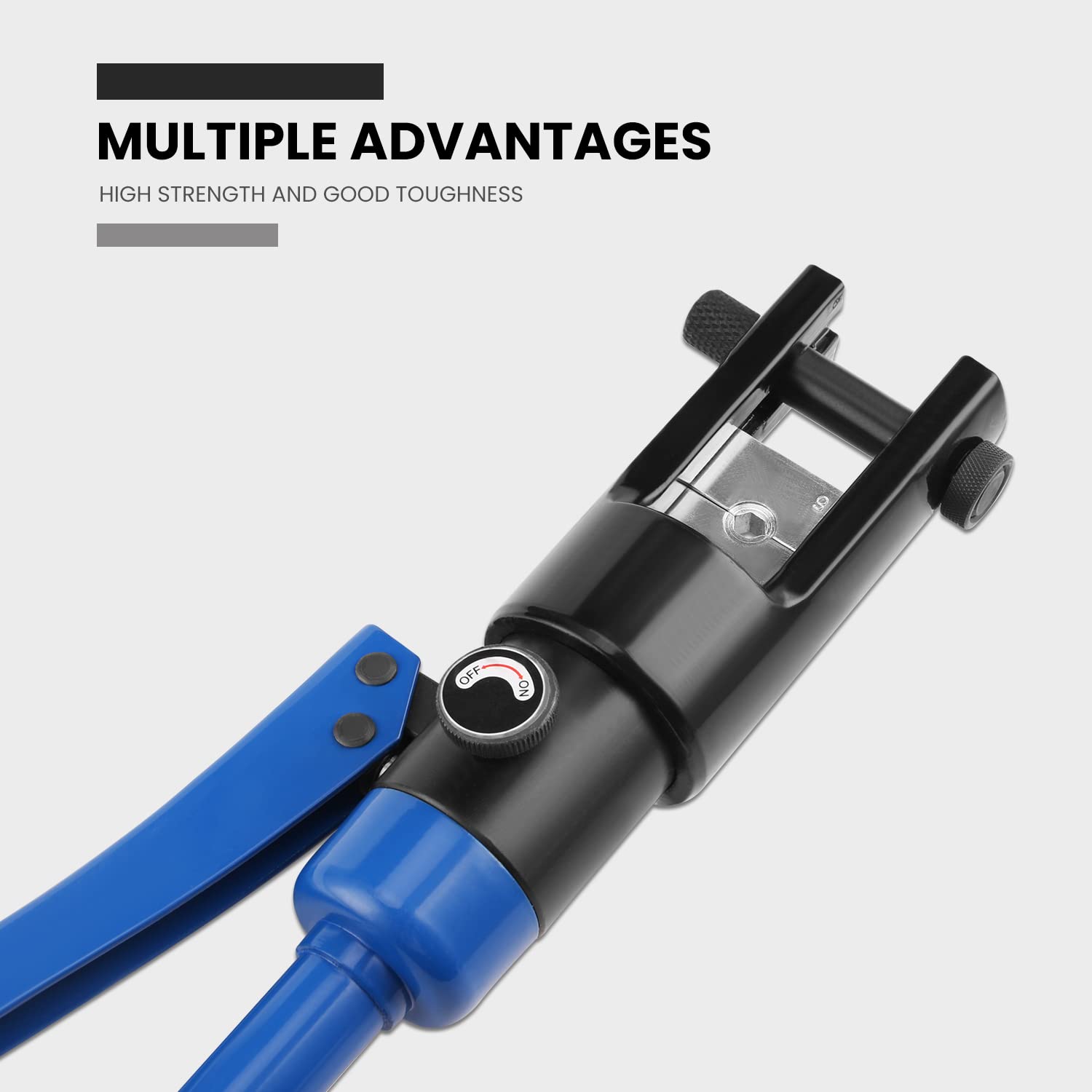 Uxcell 12 Ton Hydraulic Wire Crimper Tool With 11 Dies - YQ-300 Cable Lug Crimper