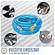 Güde 41407 Druckluft-Schlauch 13 mm/10 m (PVC Schlauch mit Gewebeeinlage, mit Schnellkupplung und Stecknippel)