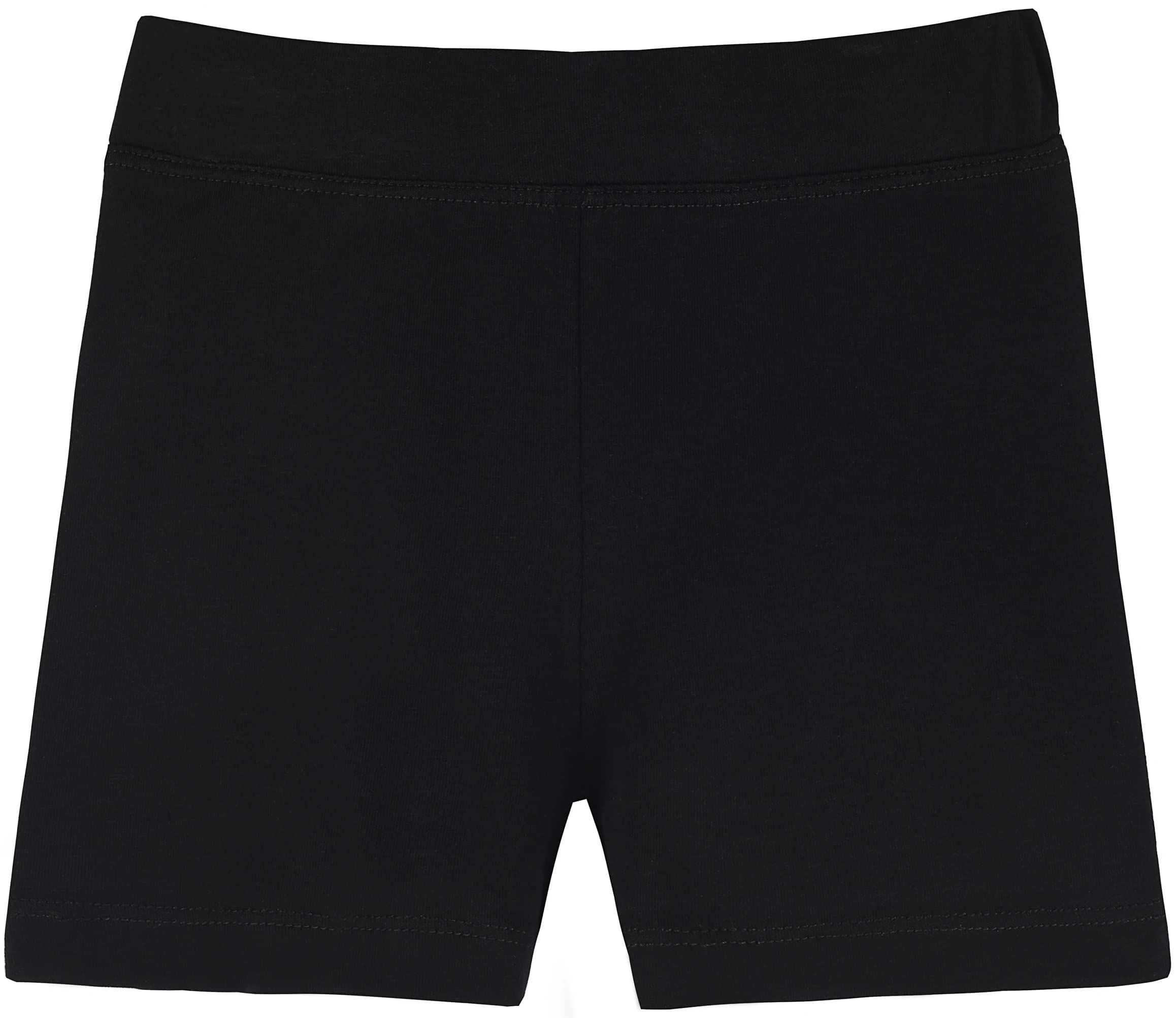 Lilax Girls Basic Solid Soft Dance Short for Gymnastics or Under Skirts