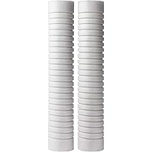 CFS   Grooved Water Filter Cartridges Compatible with The Heater Treater 20" Cartridge Models   Removes Bad Taste and Odor   Whole House Hot Water Systems   5 Micron 2 Pack
