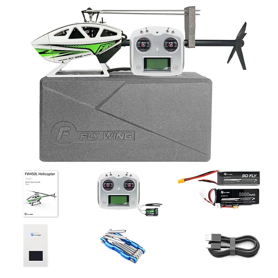 Amazon.com: FLYWING FW450L V3 RC 6CH 3D FW450 V3 Smart GPS