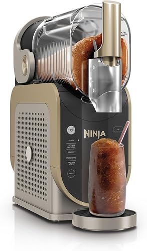 Ninja SLUSHi Frozen Drinks Maker, Make Slush, Frozen Cocktails, Frappé, Milkshakes & Frozen Juice, No Ice or Preparation Needed, WhisperChill Technology, Large Capacity, Stone Gold FS301EUSTGD - 1