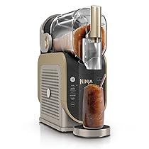 Ninja SLUSHi Macchina per granite e frozen drink, crea granite, frozen cocktail, frappé, milkshake e frozen juice senza ghiaccio o preparazione, grande capienza, Pietra Oro, FS301EUSTGD