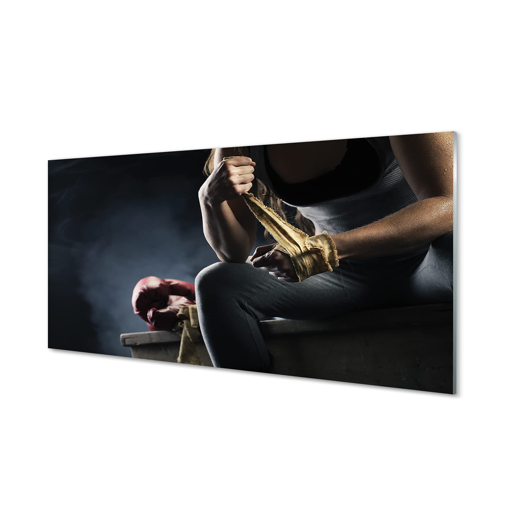 Tableau arts martiaux Tulup verre impression haut de gamme
