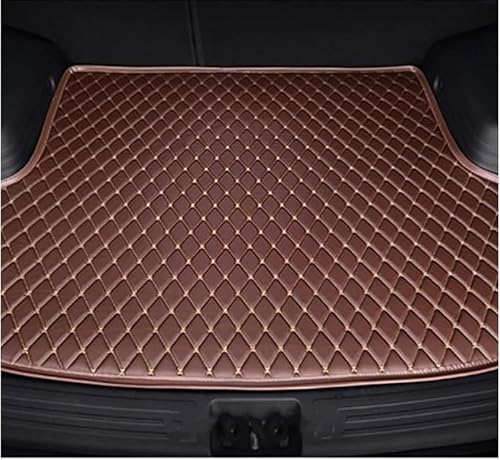 MR Mattie Only Base Car Boot Mat for Jeep Grand Cherokee 2023-24 Custom Fitted Car Trunk/Boot Mat/Dicky Base Mat | Leather Car Trunk Mat Complete Set (Full Coffee)