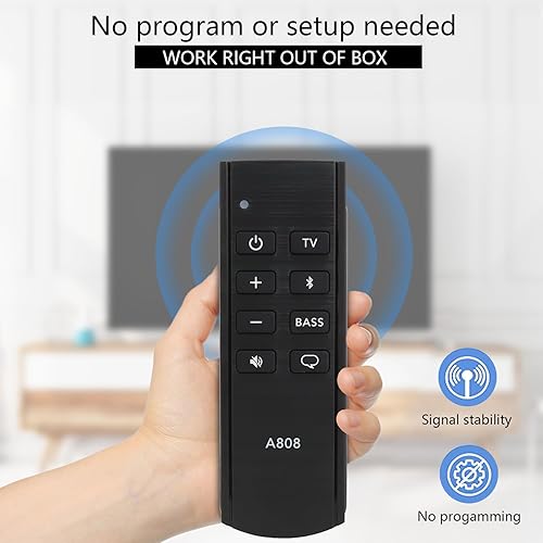 Miniatura 4 de CHUNGHOP Control remoto Bluetooth mejorado compatible con Bose Solo 5 10 15 Series ii Sistema de sonido de TV 732522-1110 418775 Sistema de barra de