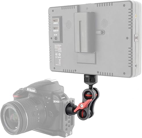 Miniatura 4 de Brazo mágico articulado para cámara de campo, soporte de brazo de fricción con cabezales esféricos de 14-20 para monitores de 57 pulgadas, visores,