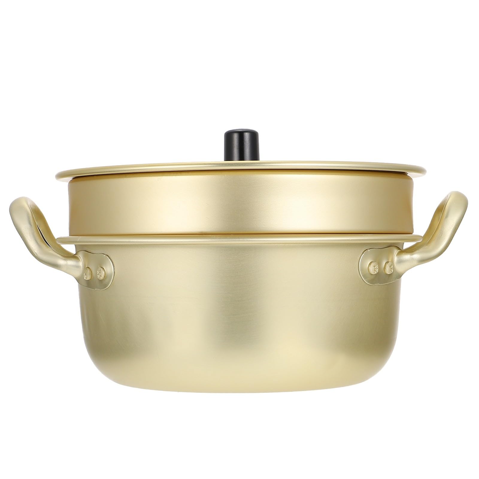 Pentola da Cucina Multifunzione in Lega di Alluminio Oro, Pentola a Vapore a Strati per Zuppa e Cottura Salutare in Casa