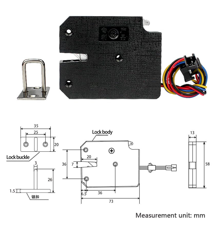 YOSOO Serrure électronique D'armoire Mini Serrure Intelligente à Mot De