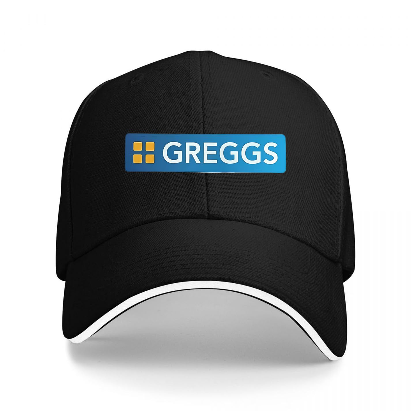 Uhrzhzz Baseball Cap Greggs Logo Fitted for Black Dad Trucker Hat