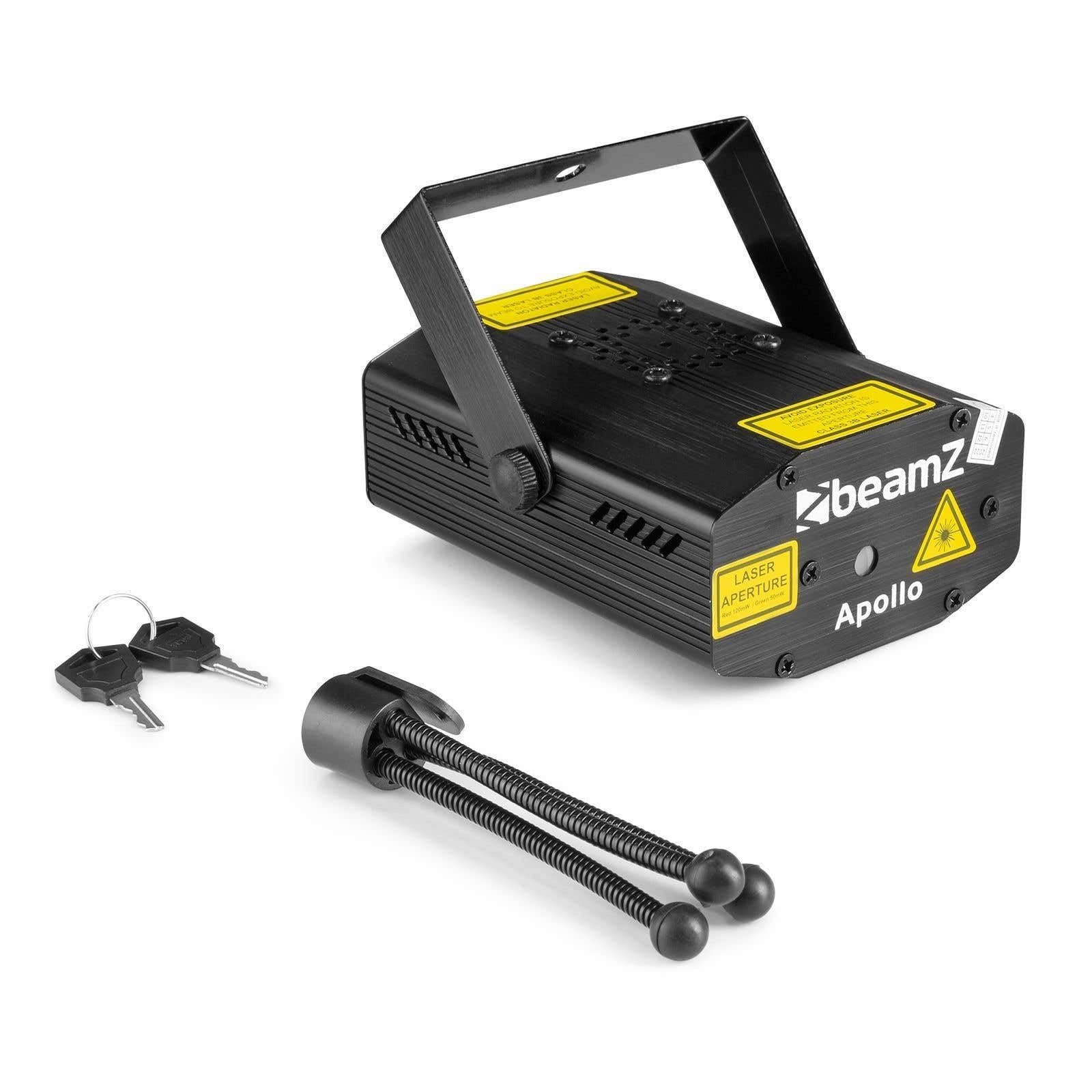 BeamZ Party Licht Set Komplett – 500W Nebelmaschine mit Fluid + LED Jelly Ball & Apollo Effektstrahler – Discolicht Set für Zuhause, DJ, Geburtstag & Partykeller – Plug & Play Lichtanlage