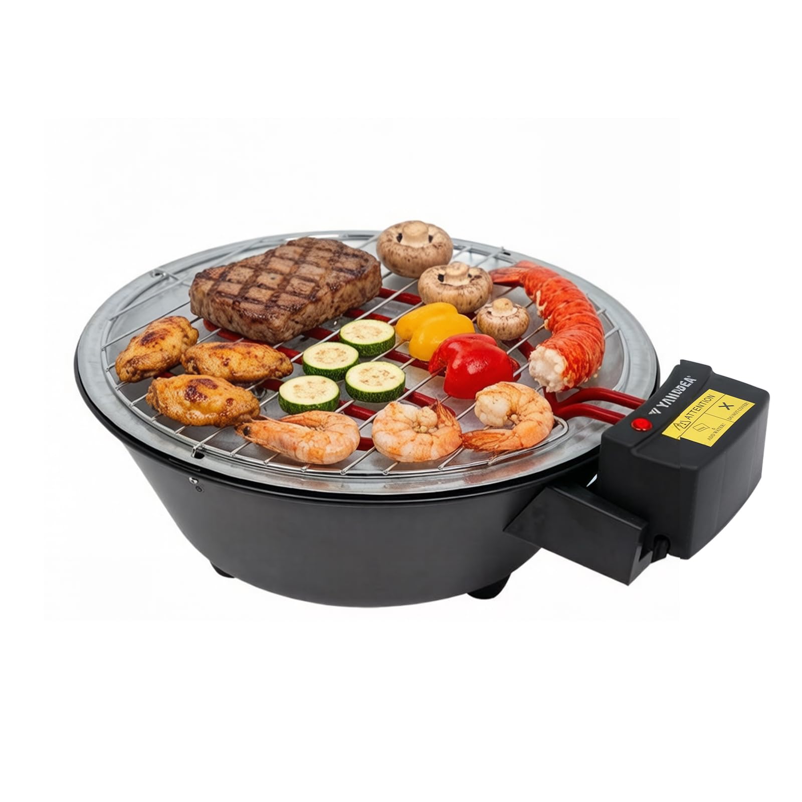 Amazon.com: YANDEA Electric Grill Outdoor Indoor Cooking,Smokeless
