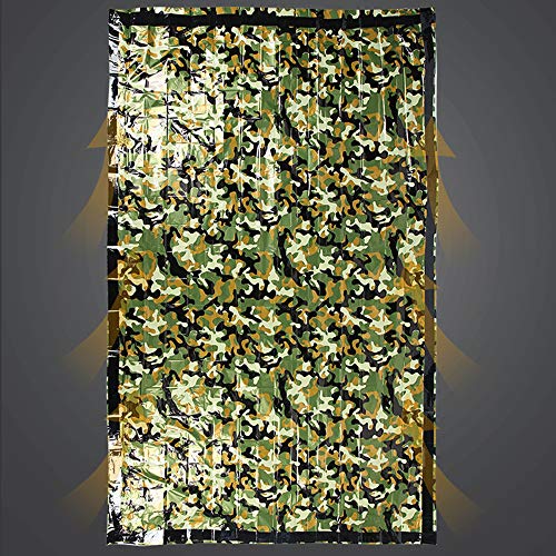 Saco de dormir, Andoer Saco de dormir camuflagem de sobrevivência. Cobertor de emergência para camin