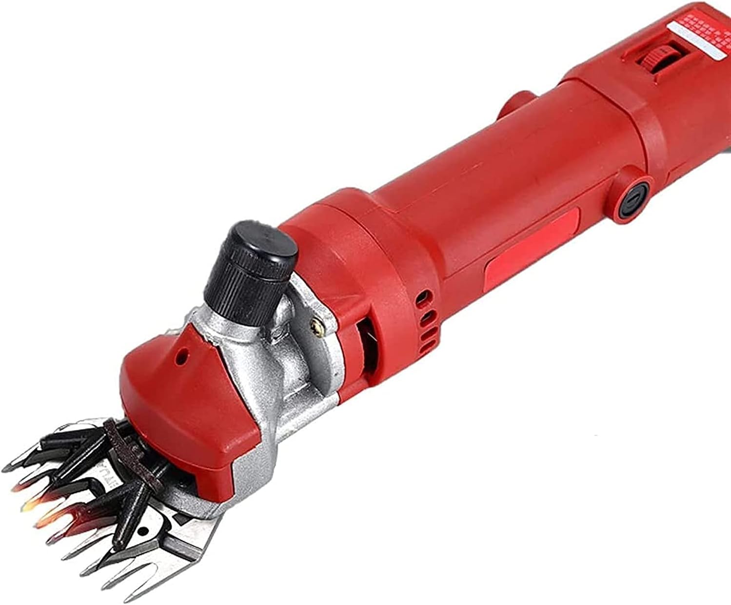 350W Electric Shearing Clipper Sheep Shears Horse Clippers Pet Hair Shearing Machine Cutter Wool Scissor Farm Supplies 13 Tooth Straight Blade Portable (13 Tooth Curved Blade)