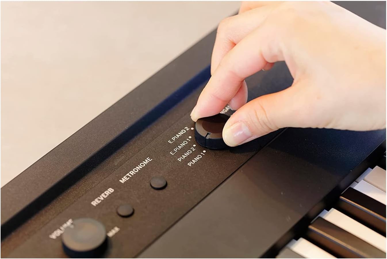 Korg Liano Portable 88-key Digital Piano w/ Semi-Weighted Keys, Bass Reflex Speakers and includes a Sustain Pedal & Power Adapter - Black