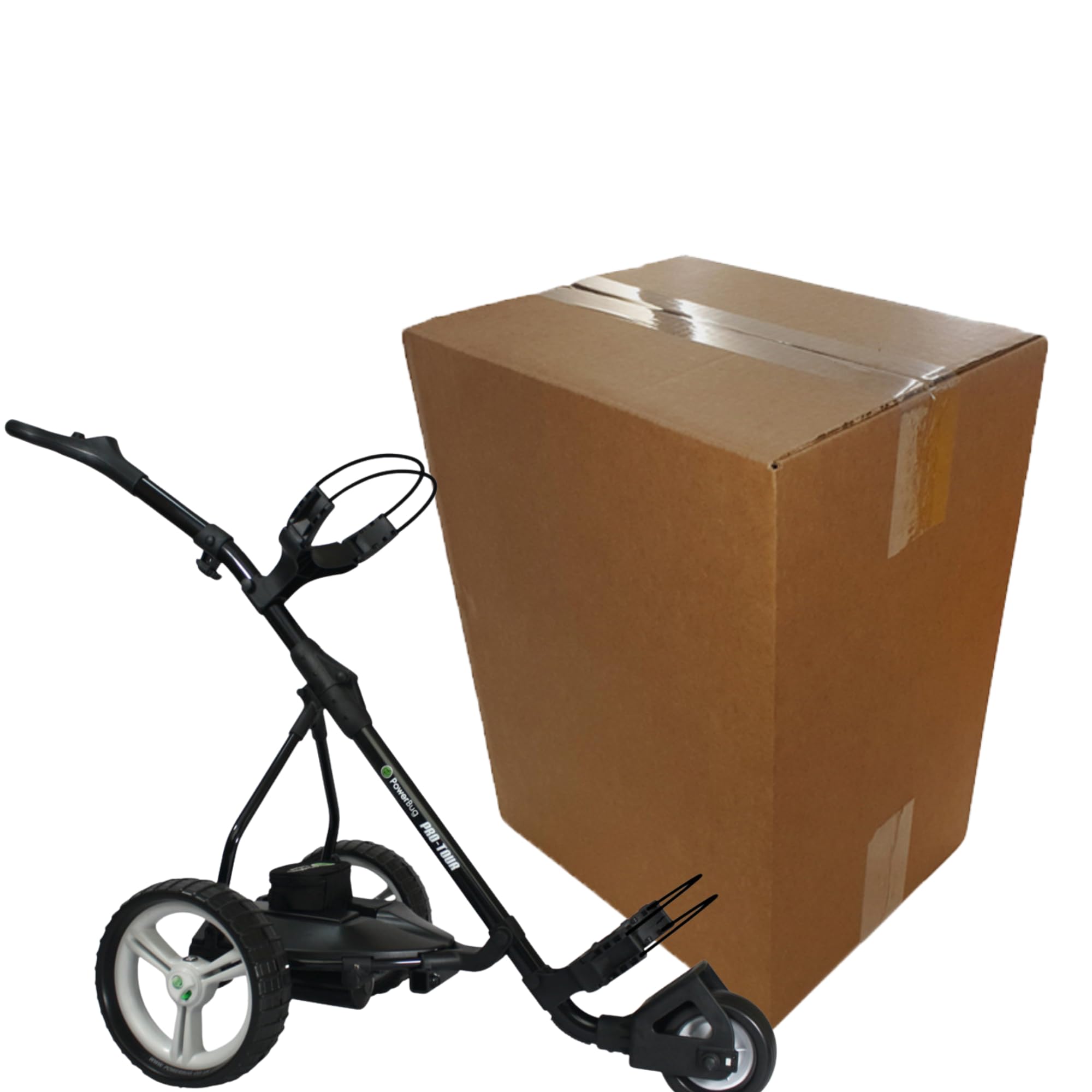 Double Wall Golf Trolley Cardboard Shipping Boxes (570 x 470 x 980mm) 22.5″x18.5″x38.5″ | Ideal For Shipping and Storing Golf Trolleys Safely and Securely (10)