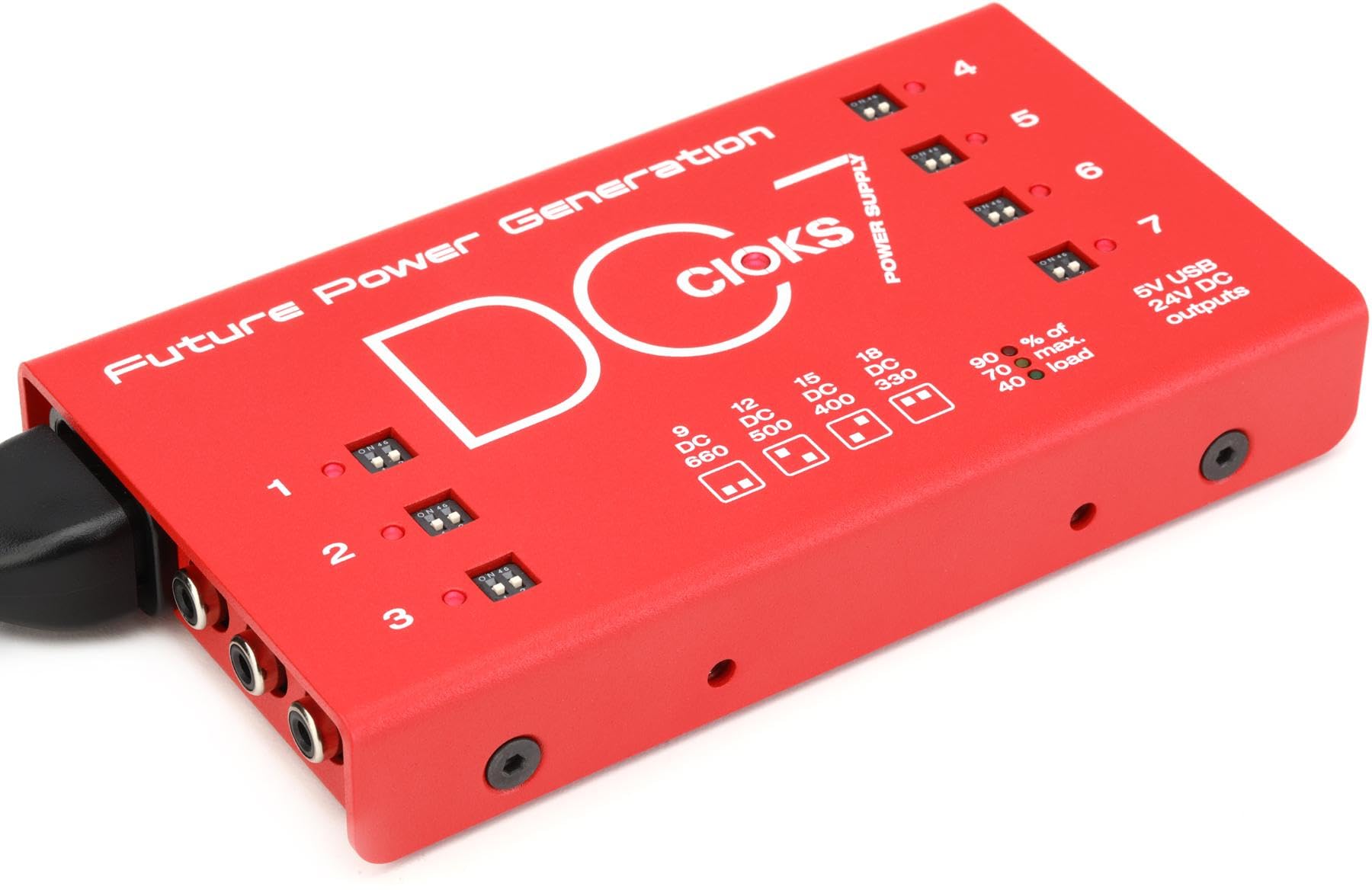 Amazon.com: CIOKS DC7 Pedal Power Supply - Red : Electronics