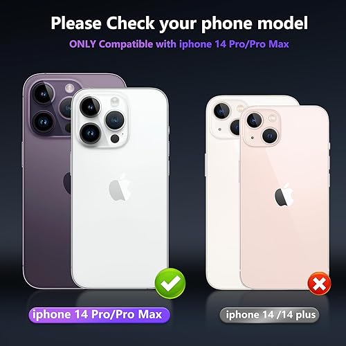 Miniatura 7 de Mothca Paquete de 2 protectores de lente de cámara para iPhone 15 Pro MaxiPhone 15 Pro, sin lente de vidrio, protector de cámara mate de aleación de