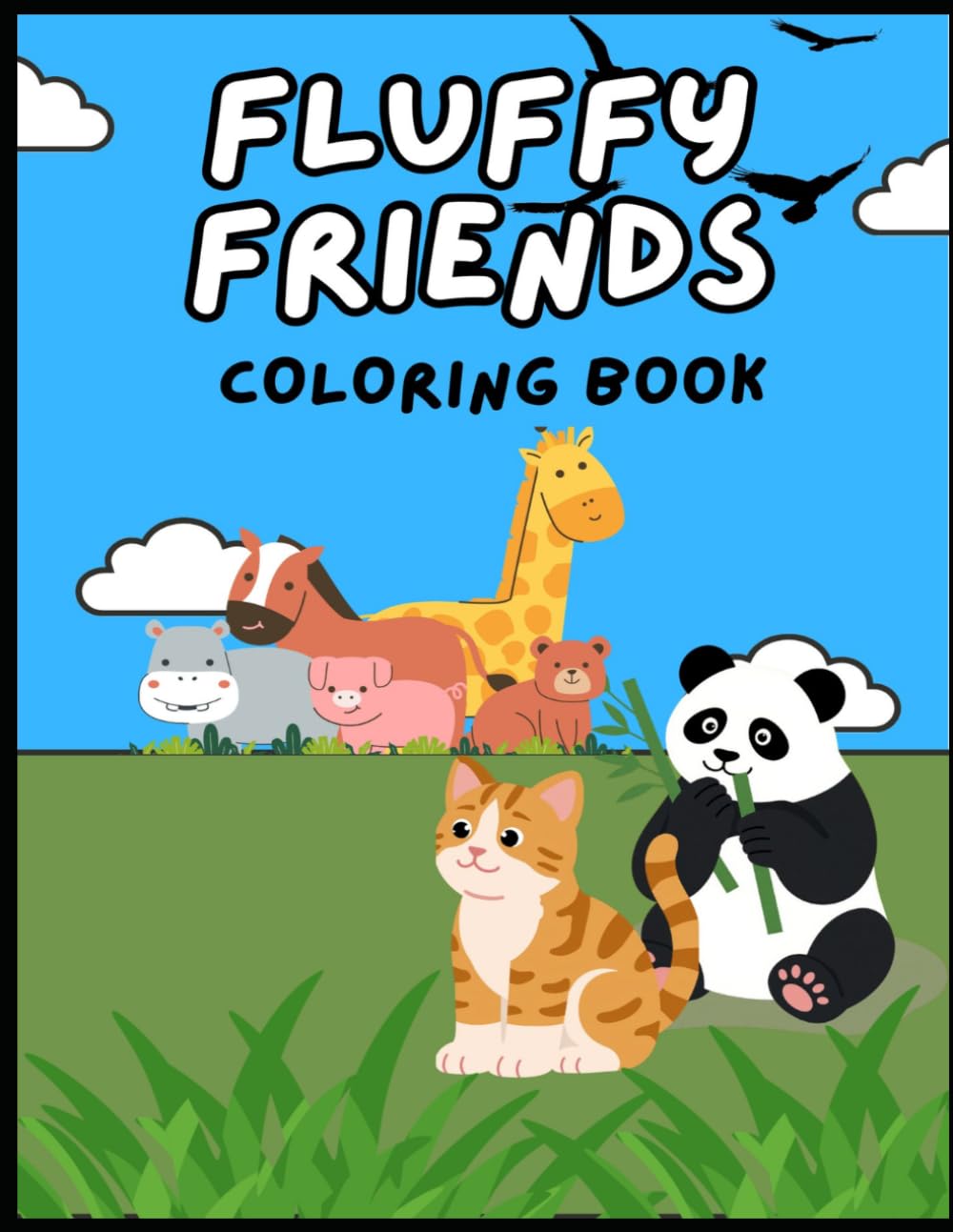 FLUFFY FRIENDS COLOURING BOOK