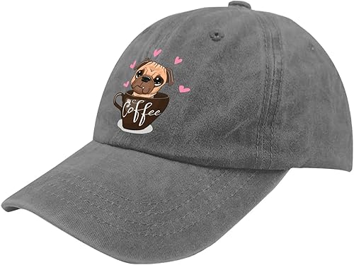 Miniatura 2 de Dad Hat Pug Dog Dad Hat, Vintage Hats for Women