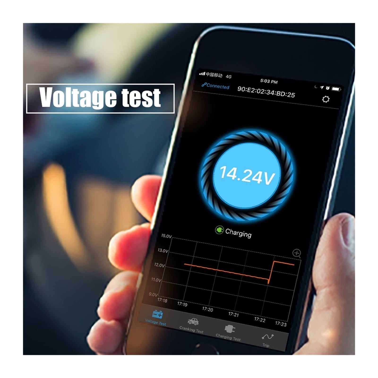 Testeur de batterie, BM300 testeur de batterie voiture analyseur automatique Circuit système électrique Scanner charge Test démarrage